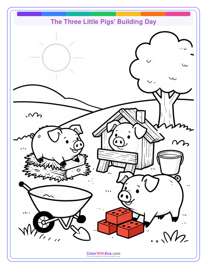 The Three Little Pigs' Building Day preview