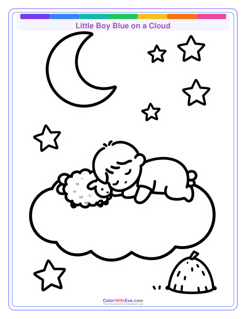 Little Boy Blue on a Cloud thumbnail