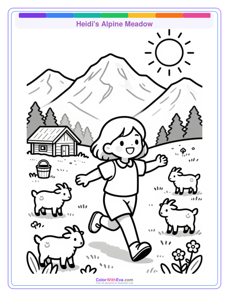 Heidi's Alpine Meadow preview