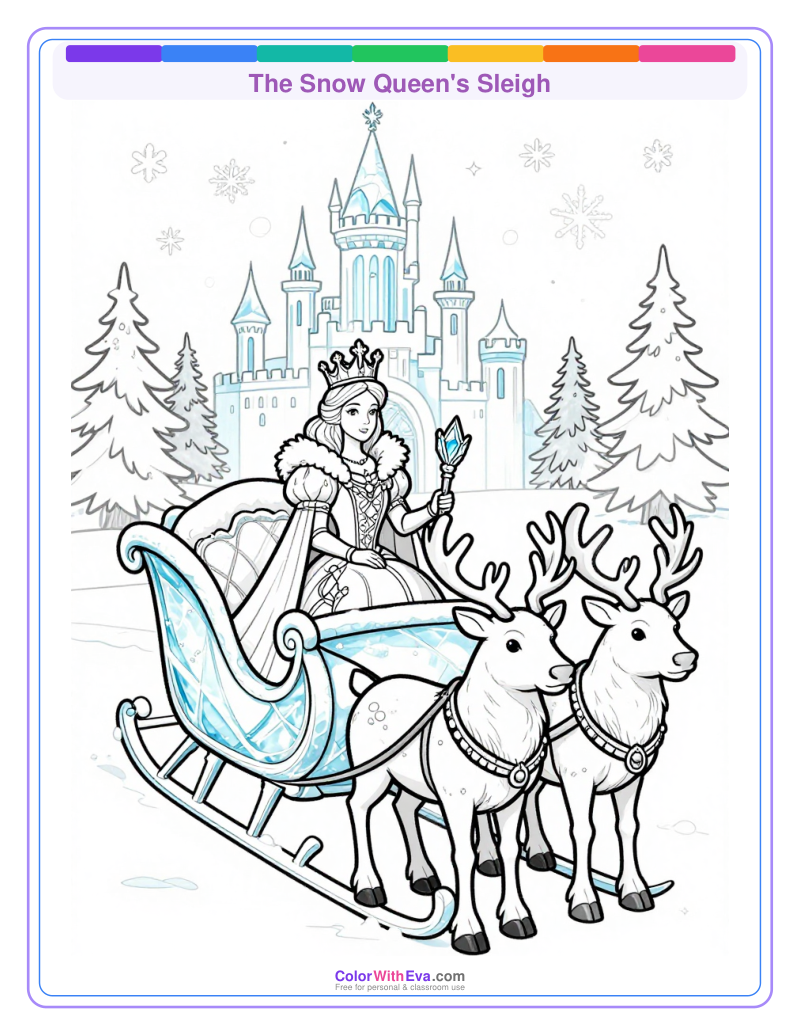 The Snow Queen's Sleigh preview