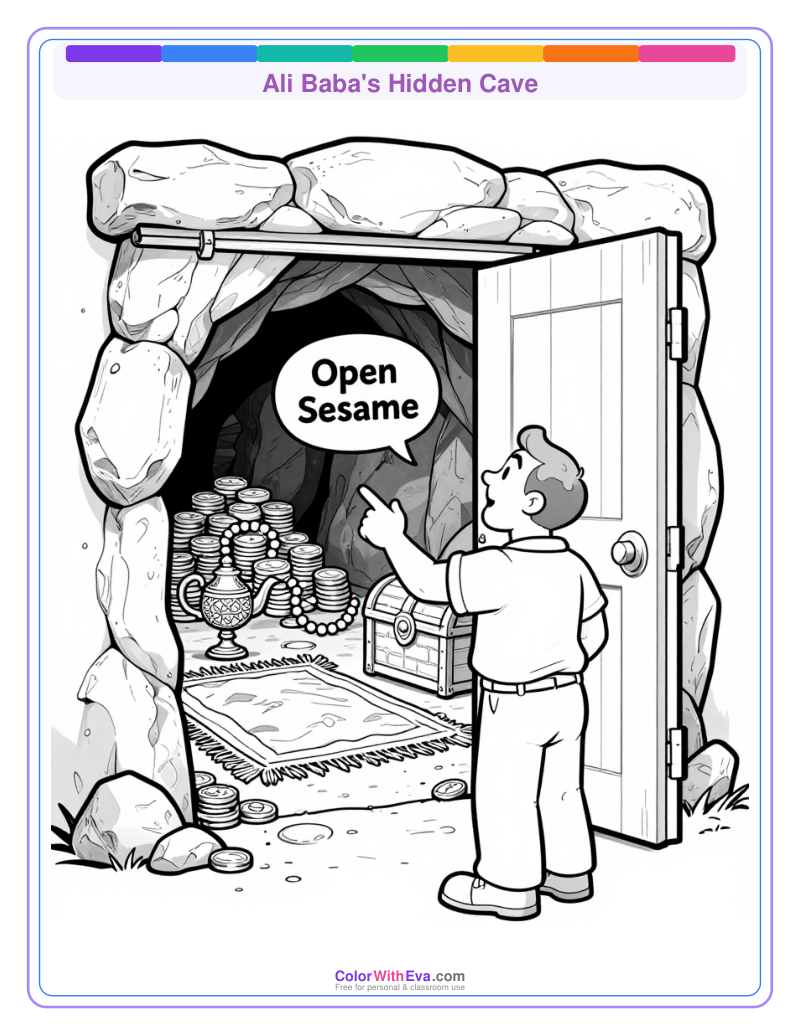Ali Baba's Hidden Cave preview