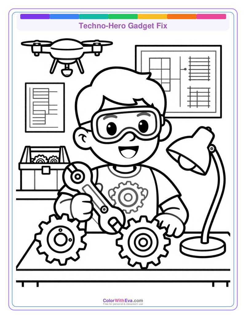 Techno-Hero Gadget Fix preview