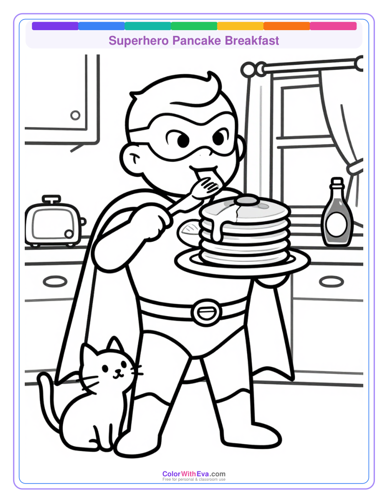 Superhero Pancake Breakfast preview