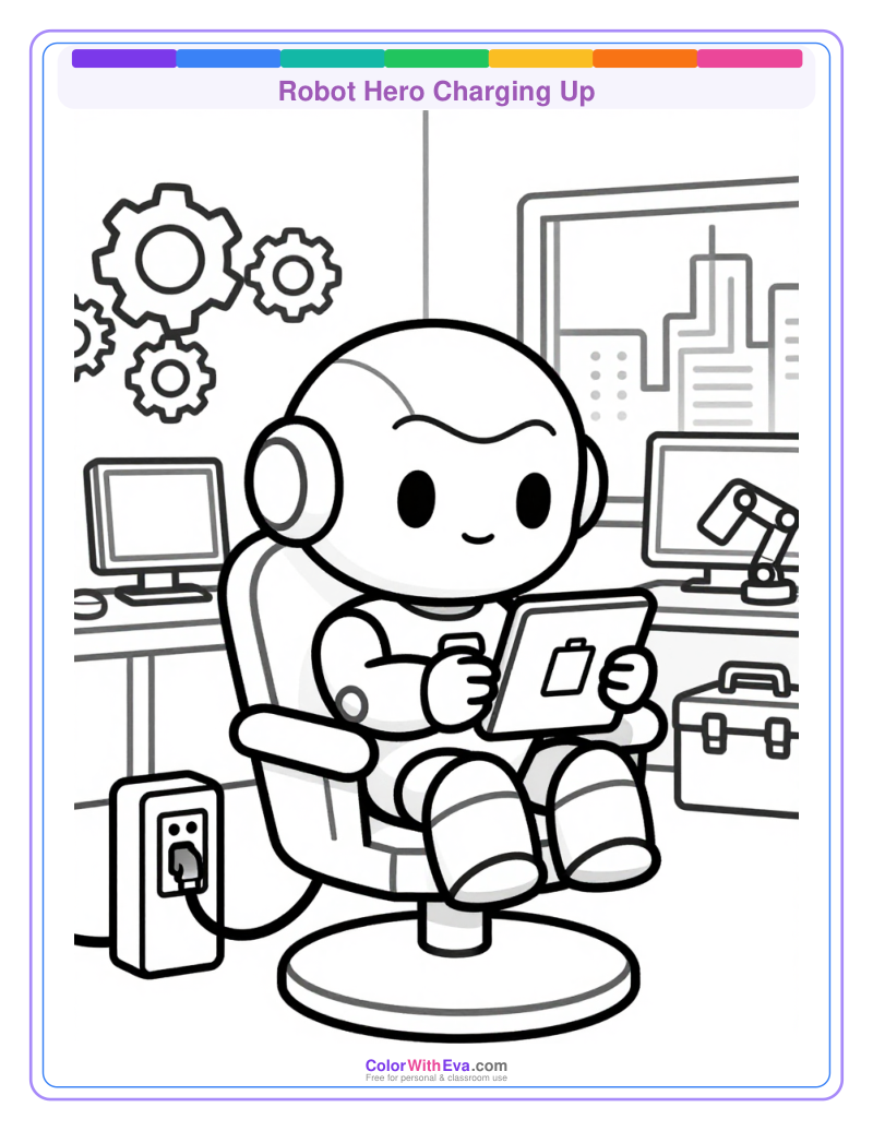 Robot Hero Charging Up preview