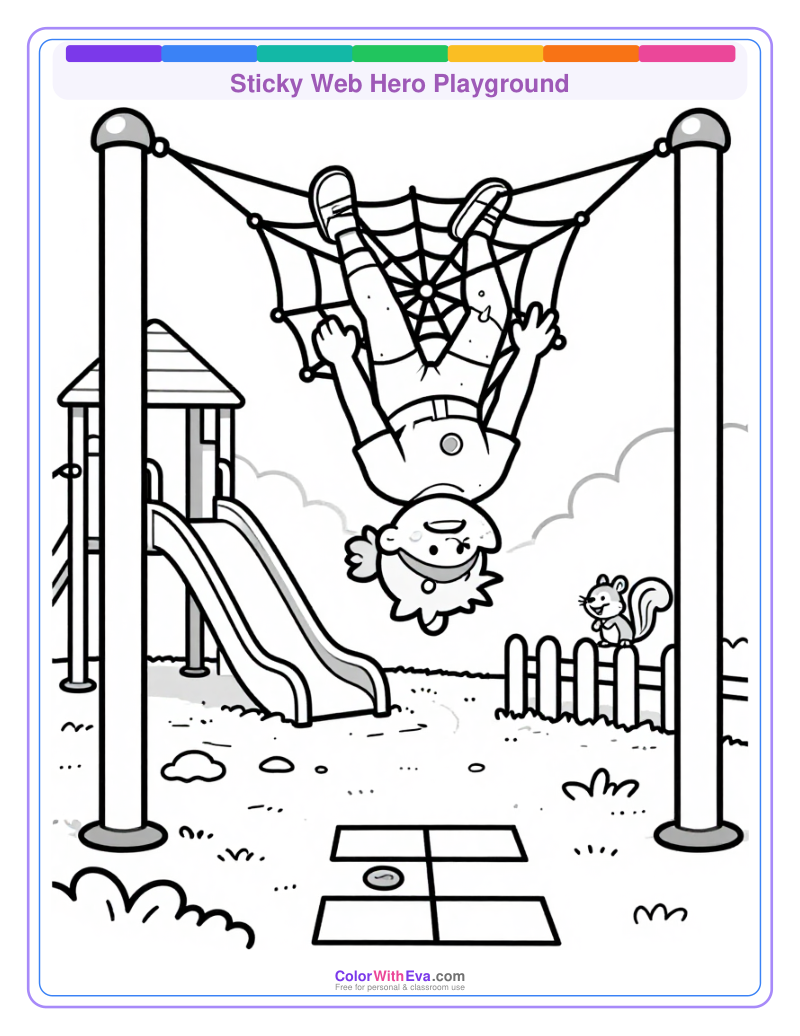 Sticky Web Hero Playground preview