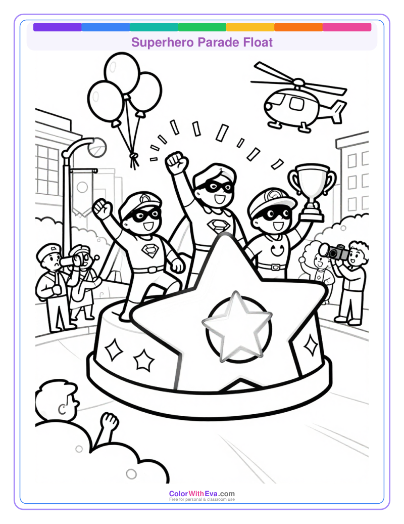Superhero Parade Float preview
