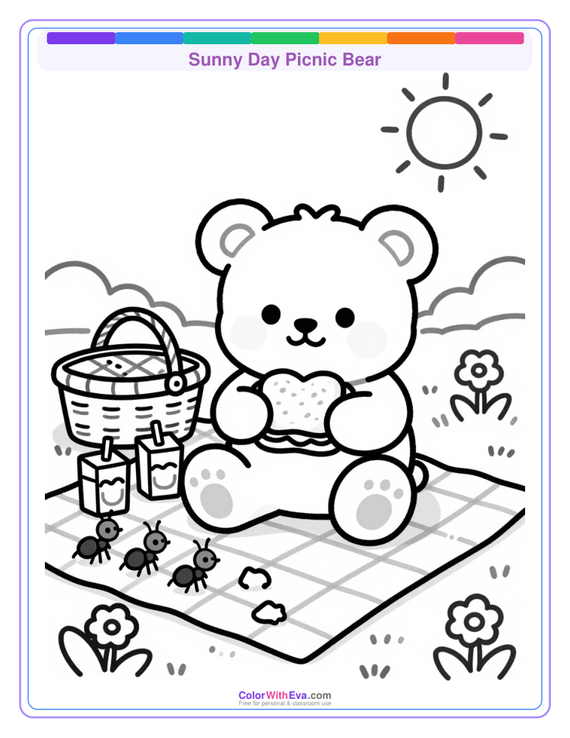 Sunny Day Picnic Bear preview