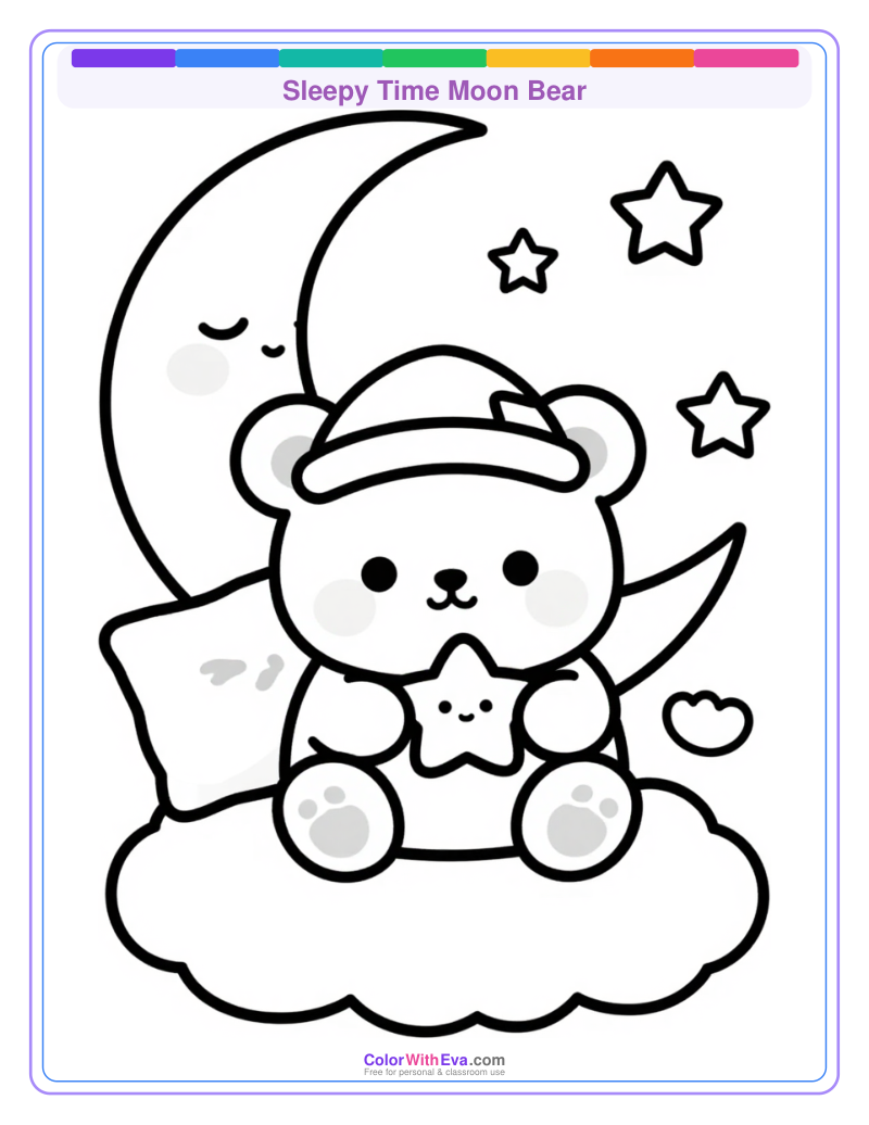 Sleepy Time Moon Bear preview