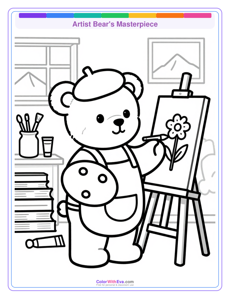 Artist Bear's Masterpiece preview