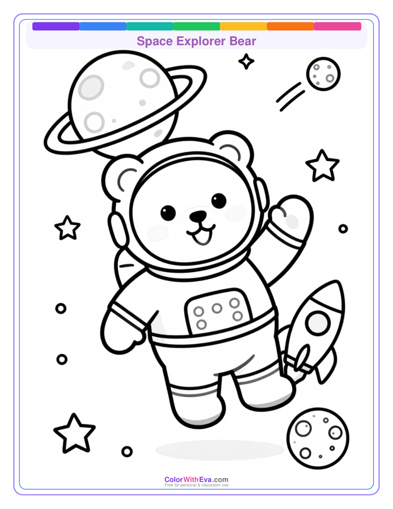 Space Explorer Bear preview