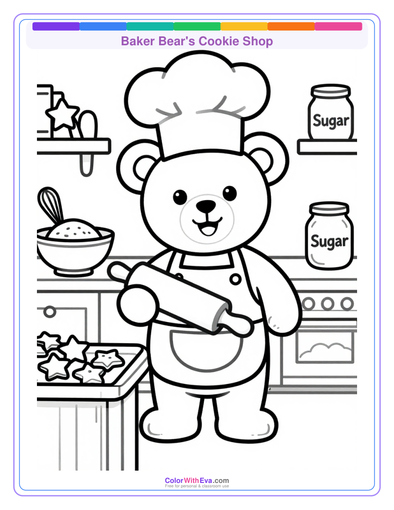 Baker Bear's Cookie Shop preview