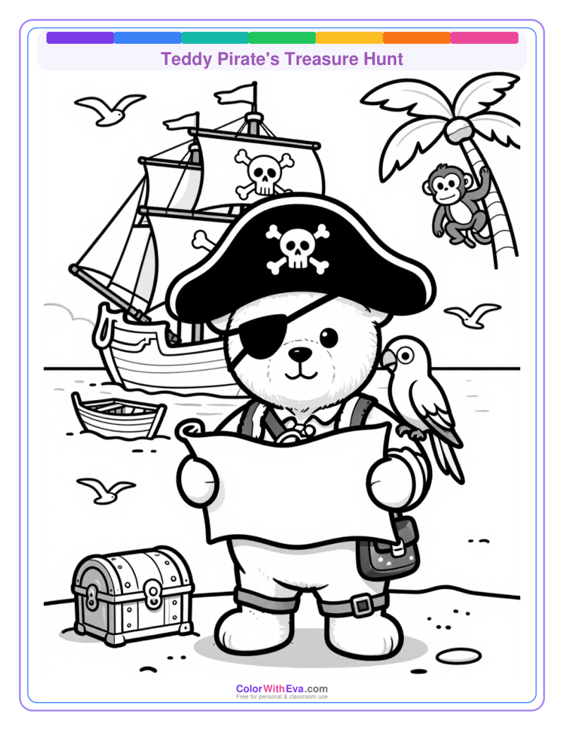 Teddy Pirate's Treasure Hunt thumbnail