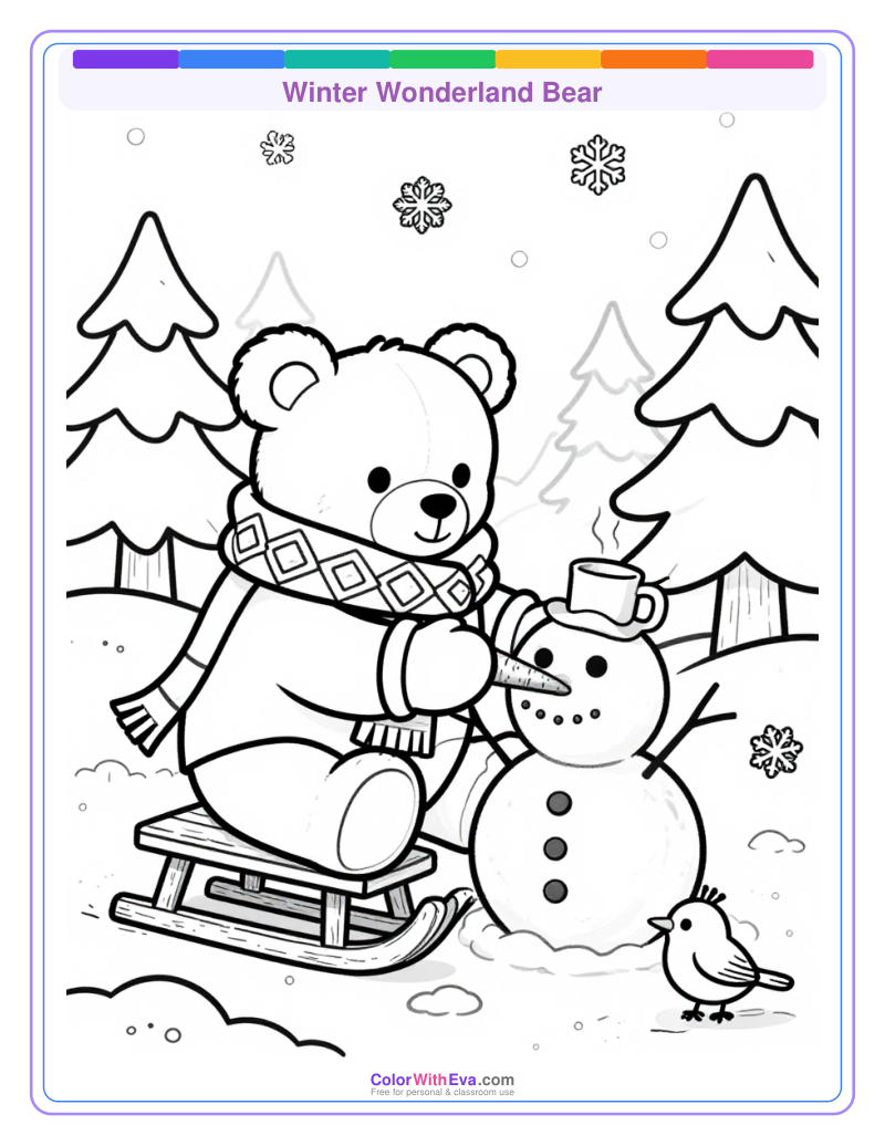 Winter Wonderland Bear preview