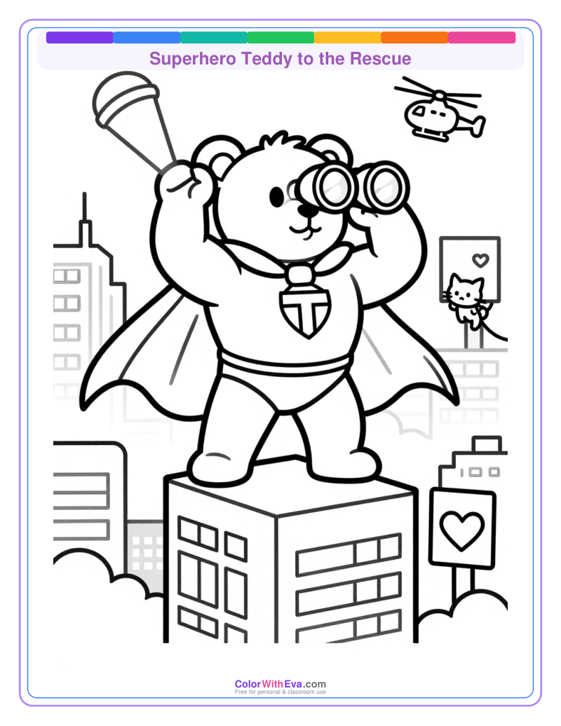 Superhero Teddy to the Rescue thumbnail