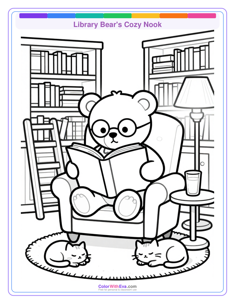 Library Bear's Cozy Nook preview