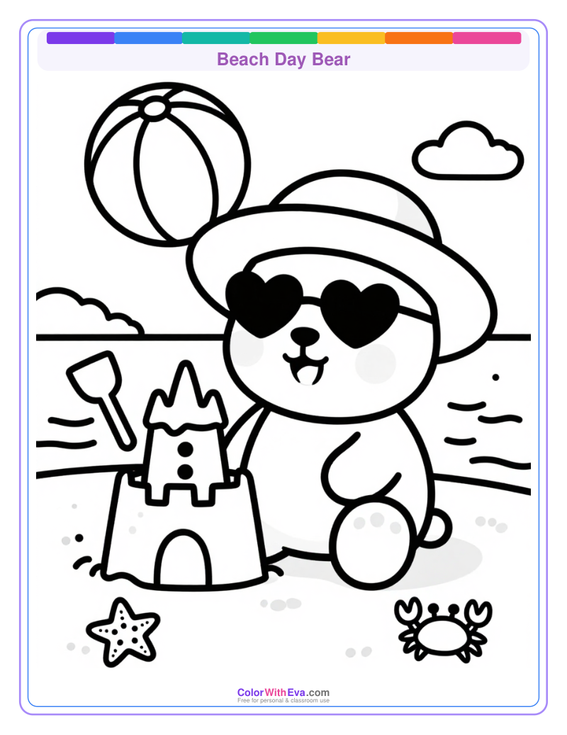 Beach Day Bear preview