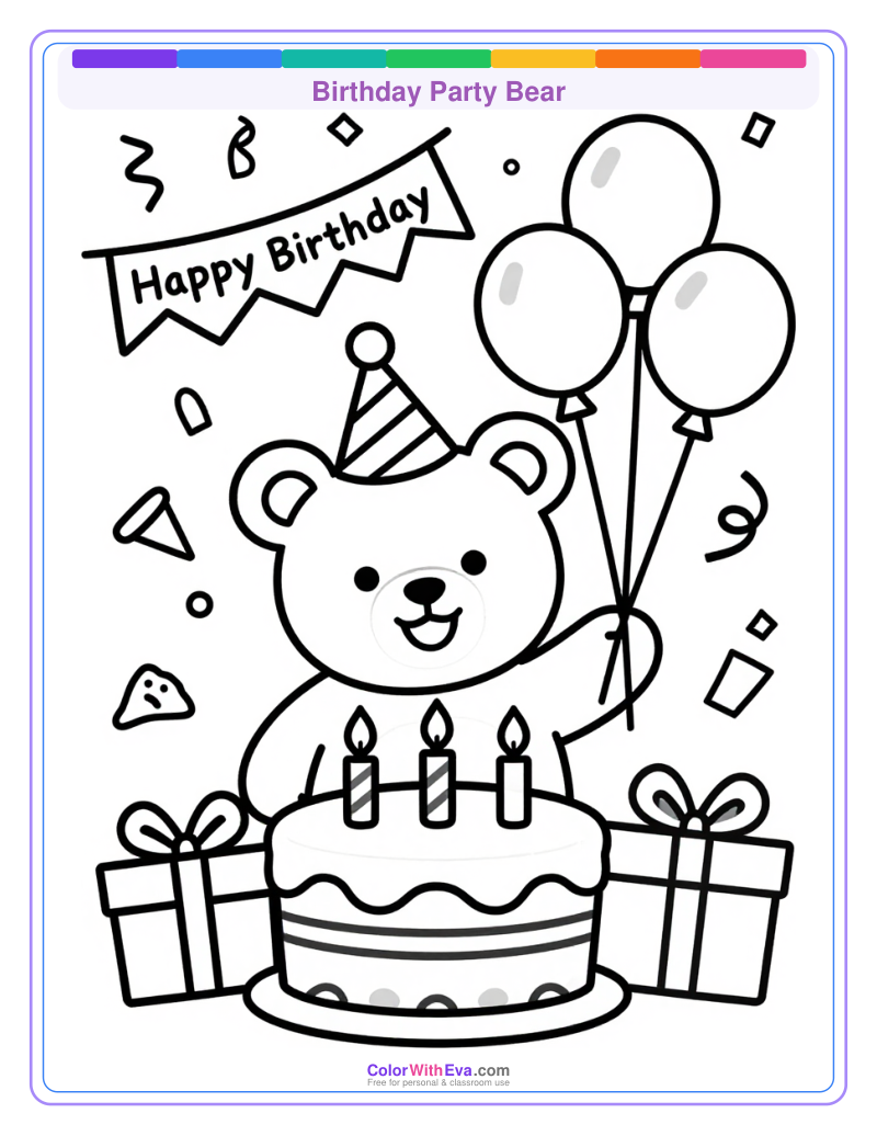 Birthday Party Bear preview