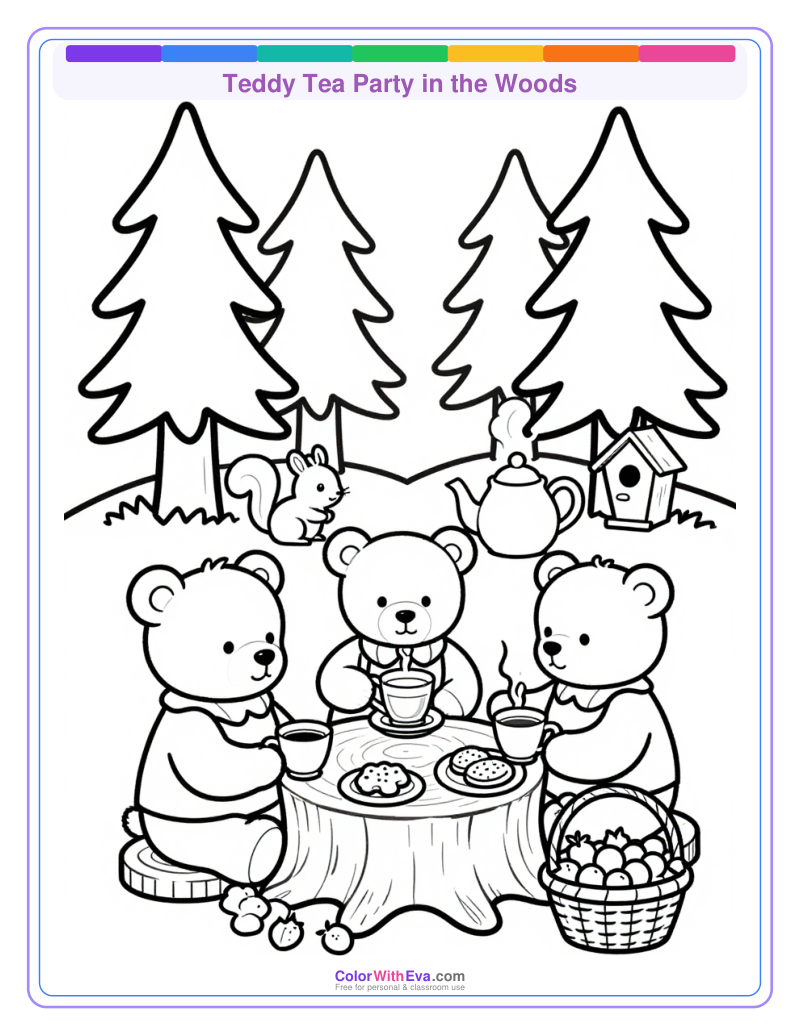 Teddy Tea Party in the Woods thumbnail