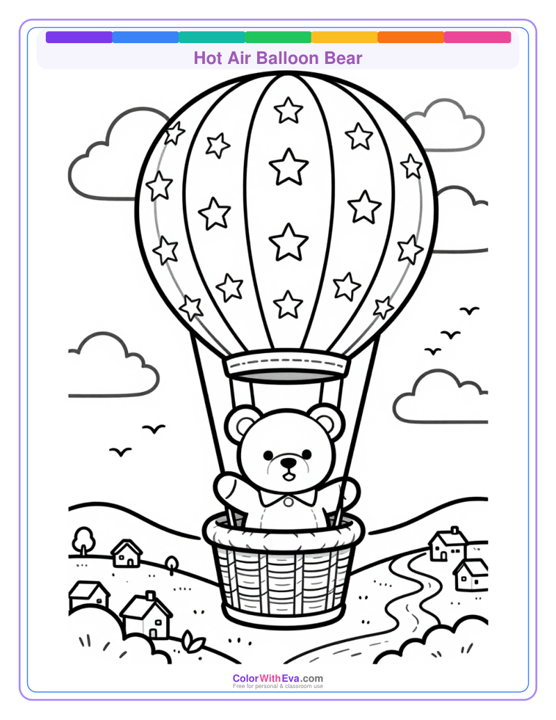 Hot Air Balloon Bear preview