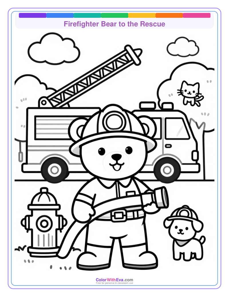 Firefighter Bear to the Rescue preview