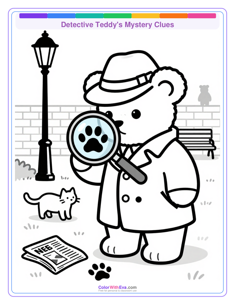 Detective Teddy's Mystery Clues thumbnail