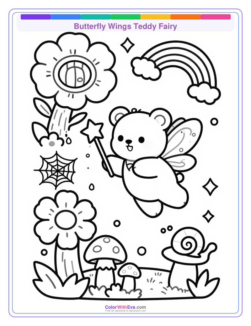 Butterfly Wings Teddy Fairy thumbnail