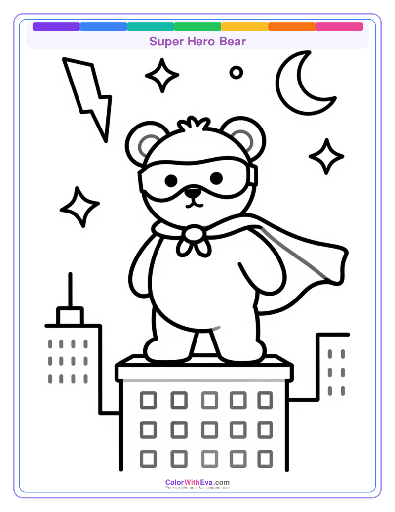 Super Hero Bear preview