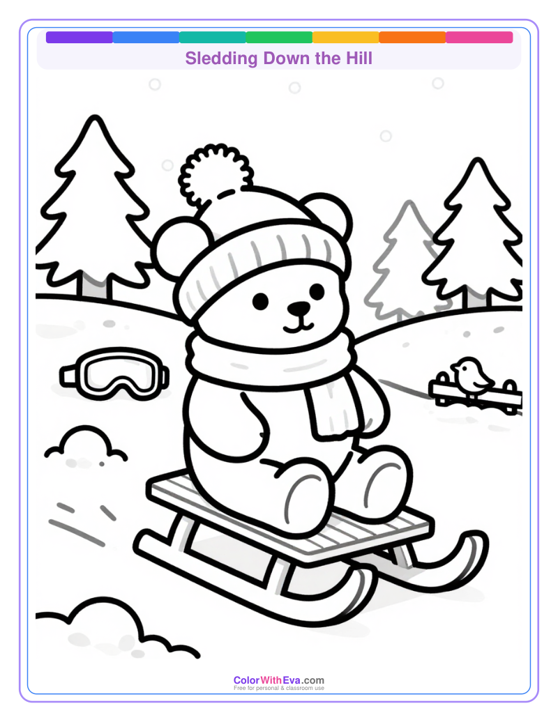 Sledding Down the Hill preview