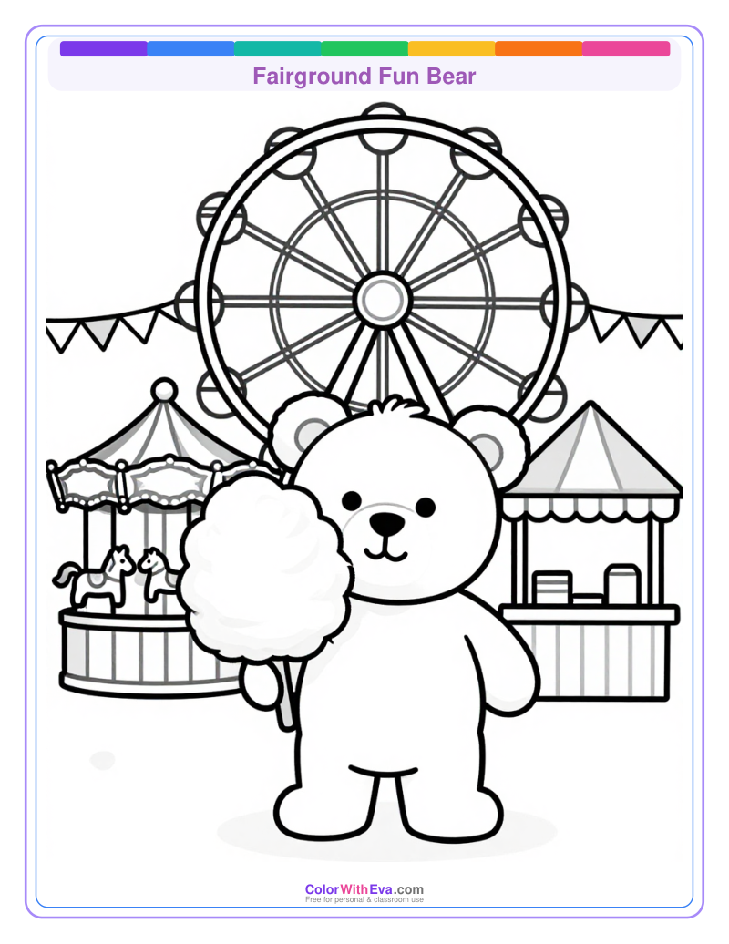 Fairground Fun Bear preview