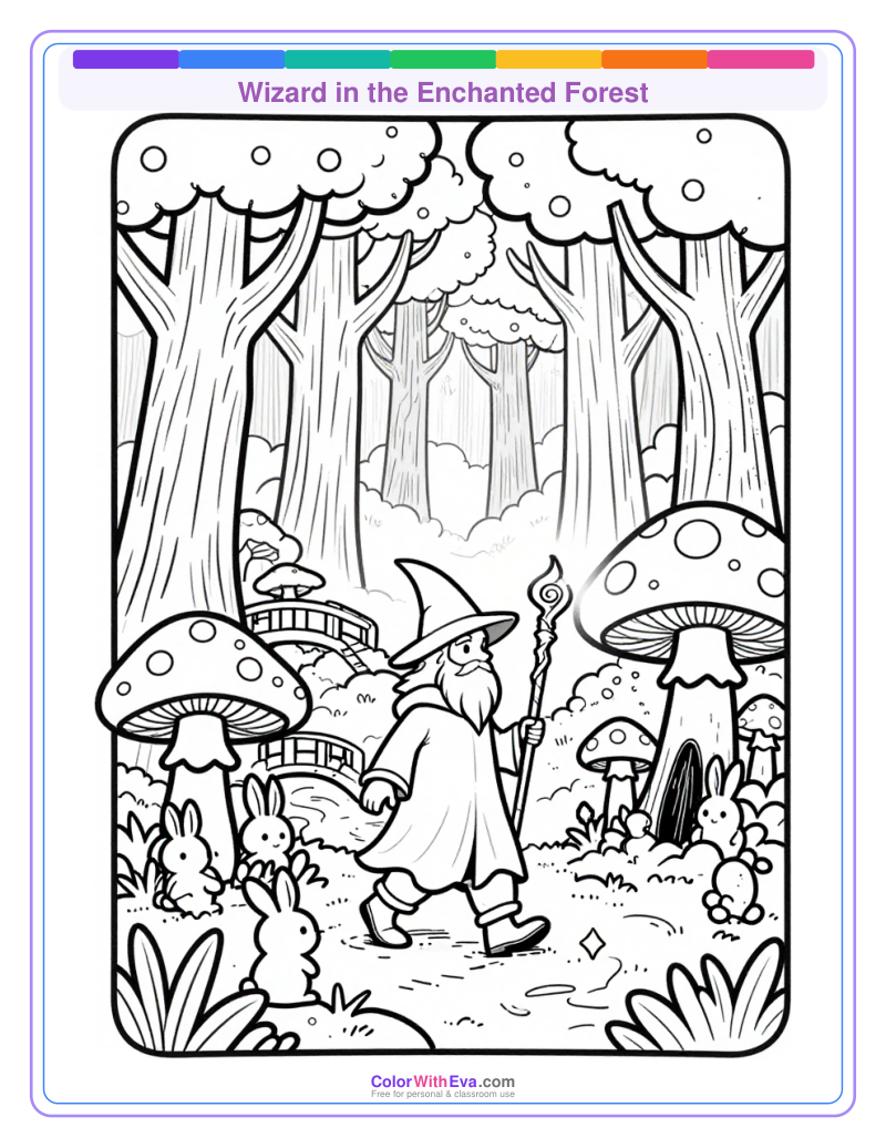 Wizard in the Enchanted Forest preview