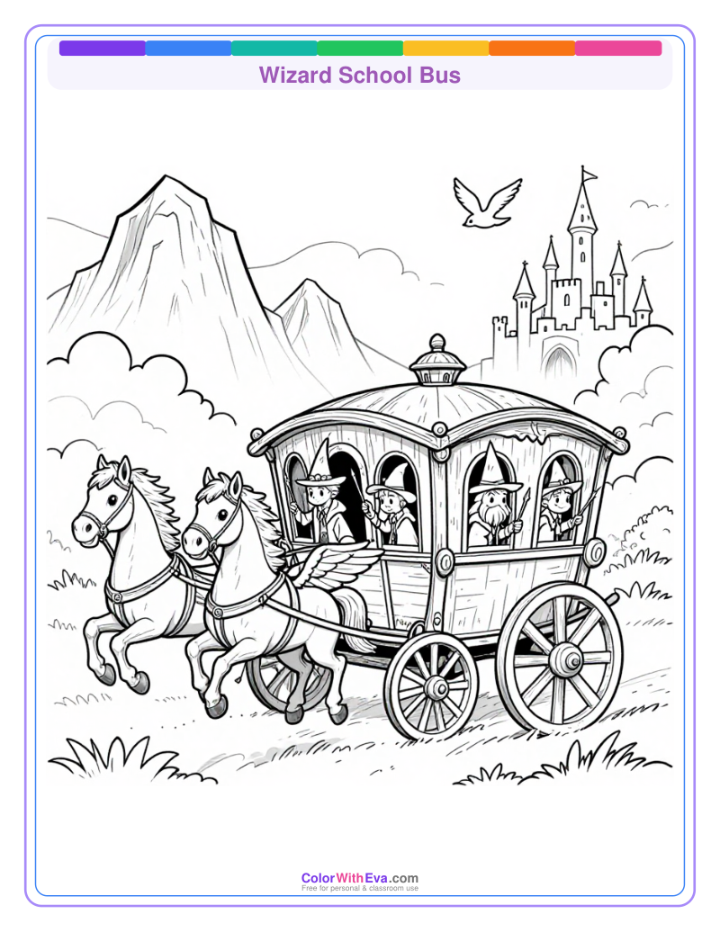 Wizard School Bus preview