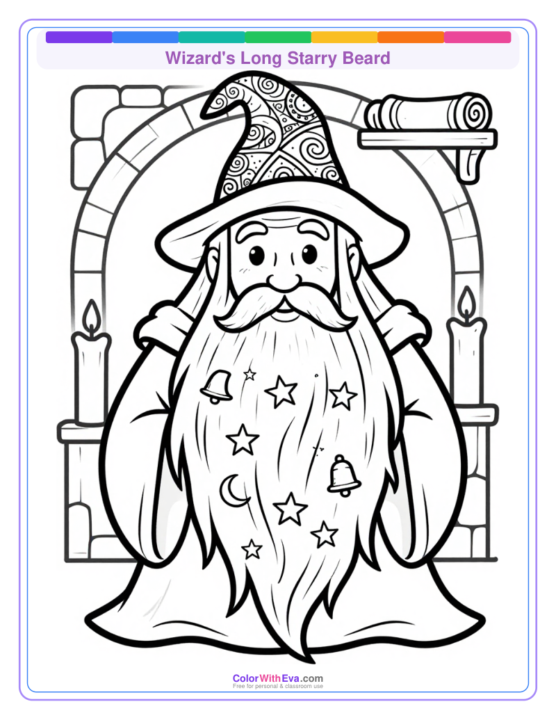 Wizard's Long Starry Beard preview
