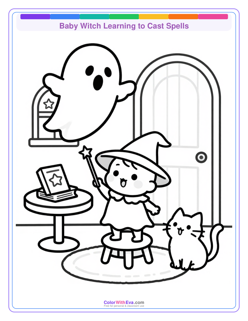 Baby Witch Learning to Cast Spells thumbnail