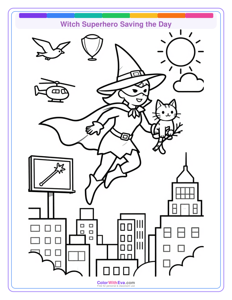 Witch Superhero Saving the Day thumbnail