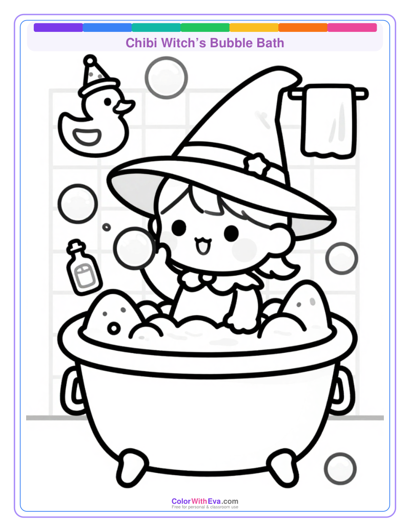 Chibi Witch’s Bubble Bath preview