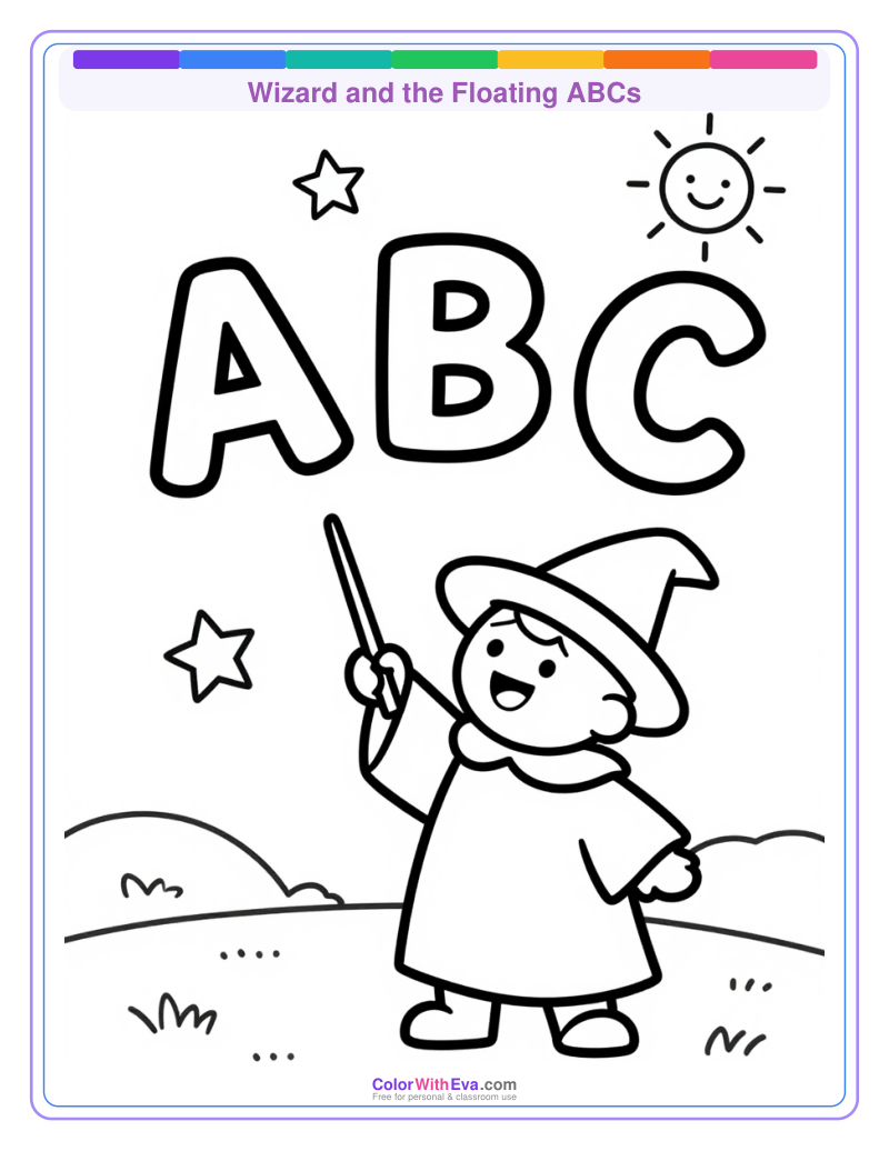 Wizard and the Floating ABCs preview