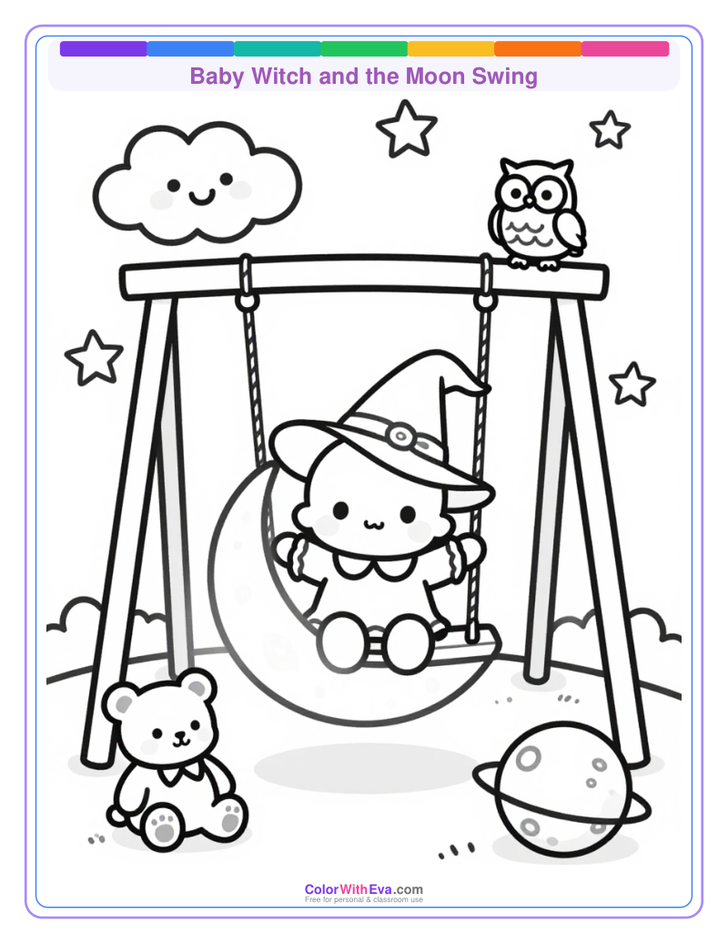 Baby Witch and the Moon Swing thumbnail