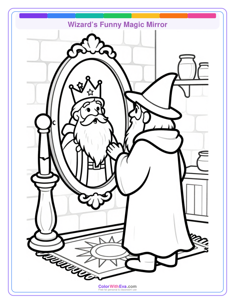 Wizard’s Funny Magic Mirror preview