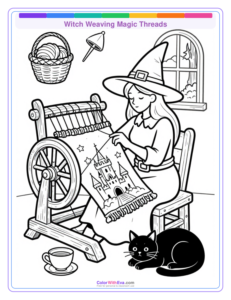 Witch Weaving Magic Threads preview