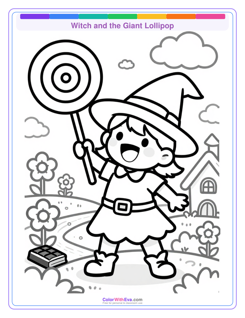 Witch and the Giant Lollipop preview