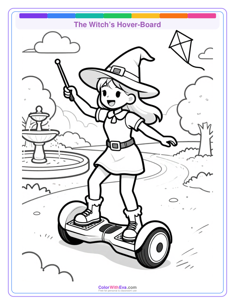 The Witch’s Hover-Board preview
