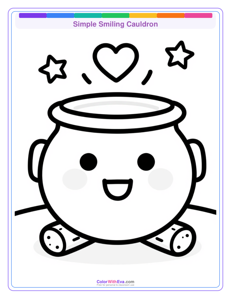 Simple Smiling Cauldron preview