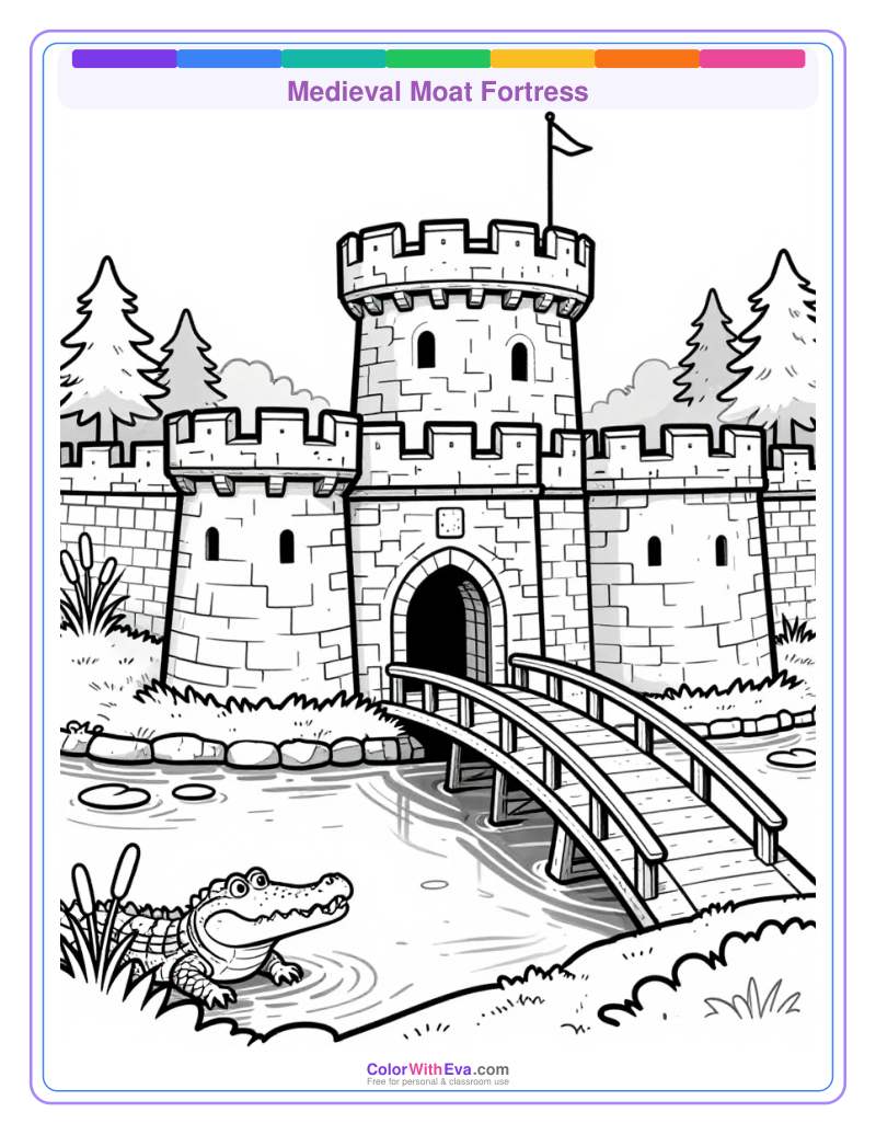 Medieval Moat Fortress preview