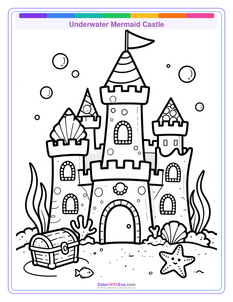 Underwater Mermaid Castle preview