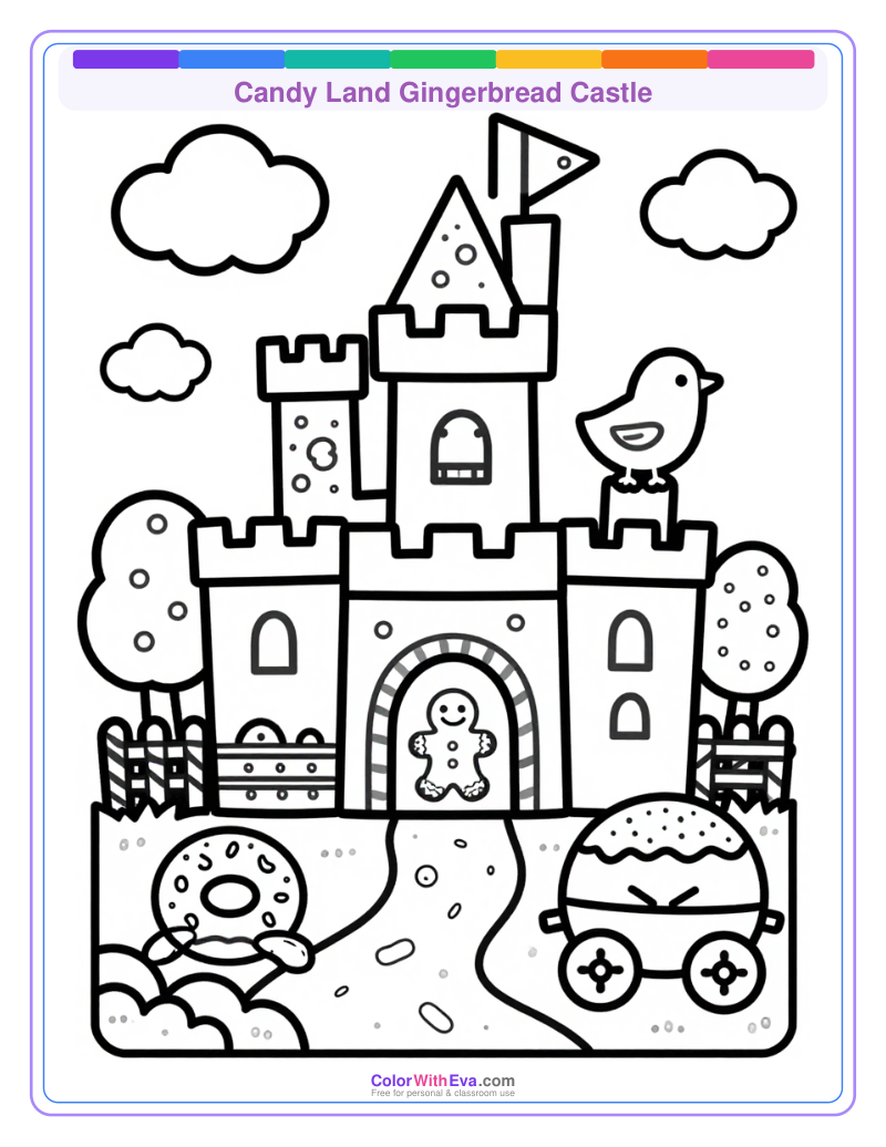 Candy Land Gingerbread Castle thumbnail