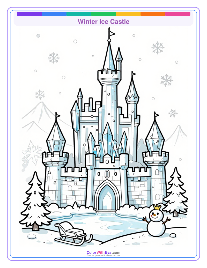 Winter Ice Castle preview