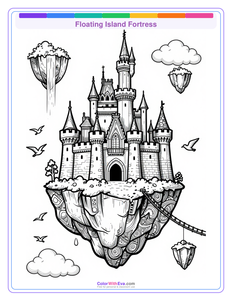 Floating Island Fortress preview