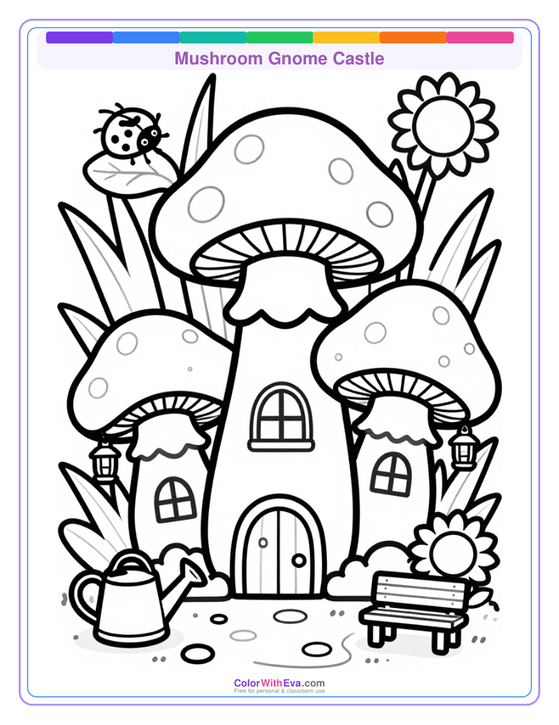 Mushroom Gnome Castle preview