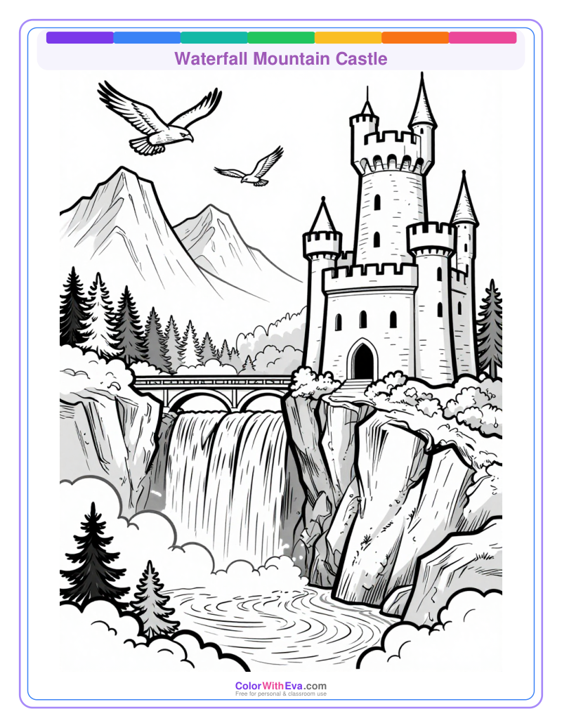 Waterfall Mountain Castle preview