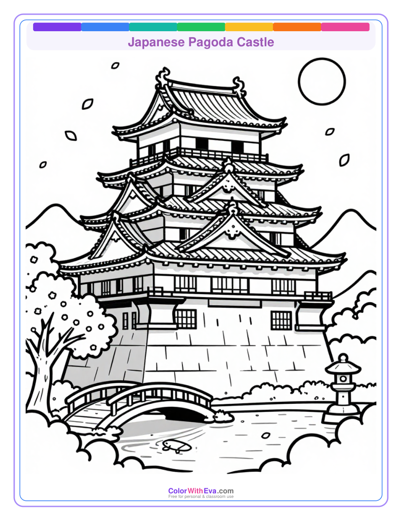 Japanese Pagoda Castle preview